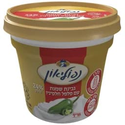 גבינת שמנת+פלפל חלפיניו
