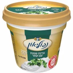 גבינת שמנת 25% עם זעתר