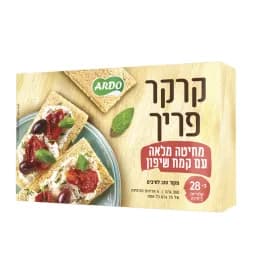 קרקר פריך עם קמח שיפון