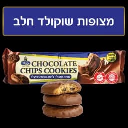 עוג. שוקולד צ'יפס מצופות